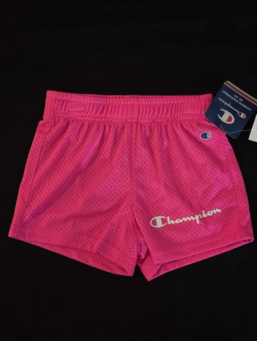 Champion Hot Pink Mesh Athletic Shorts Girls 3T
